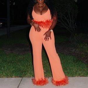 Feather Two Piece Set